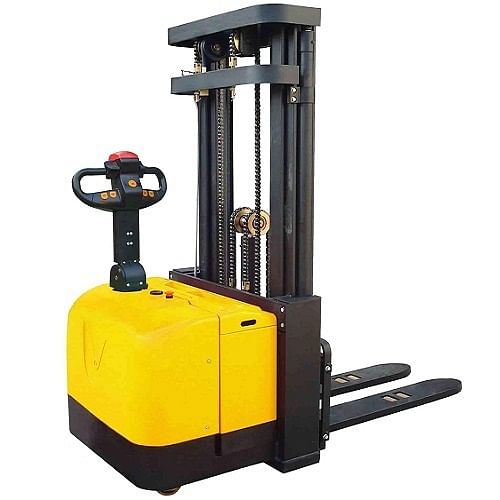 Eelctric Mild Steel Semi Electric Stacker, For Industrial, Lifting Capacity: Upto 500 Kg