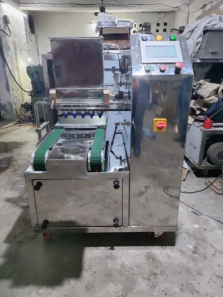 Electric 5 Nozzle Cookie Dropping Machine