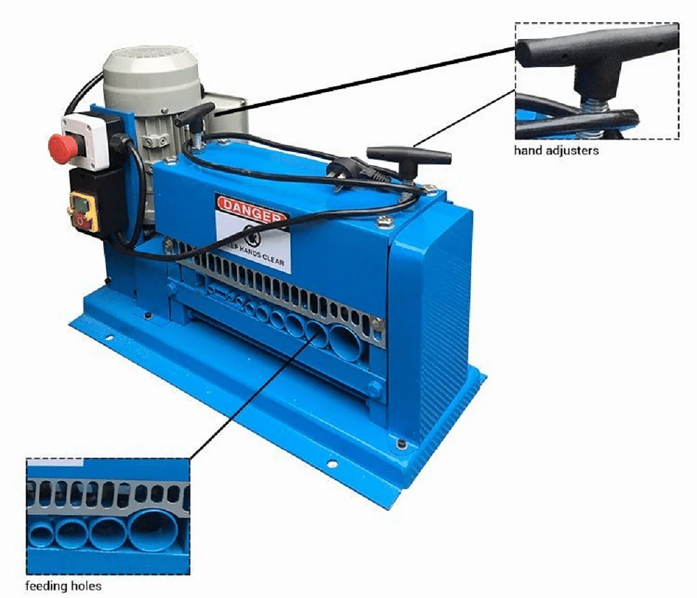 Electric Automatic Aluminium Wire Stripping Machine