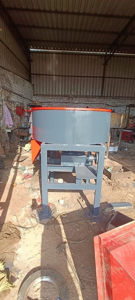 Electric Automatic Mild Steel Pan Mixer, For Mixing Concrete