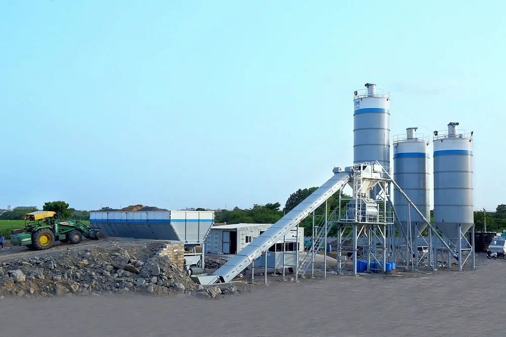 Electric Automatic Ready Mixed Concrete Mixing Plant