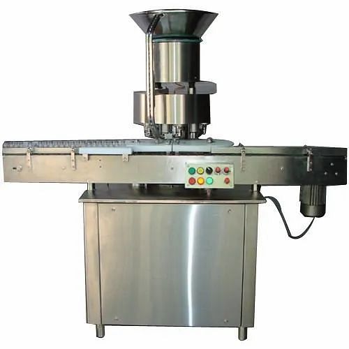 Electric Automatic Single Head Vial Cap Sealing Machine, 1 H.P., 415V