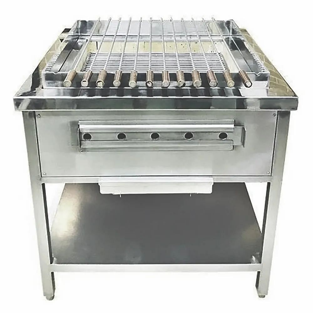 Electric Barbeque Stainless Steel BBQ Grill, For Hotel, Size: 12 X 40 X 20cm