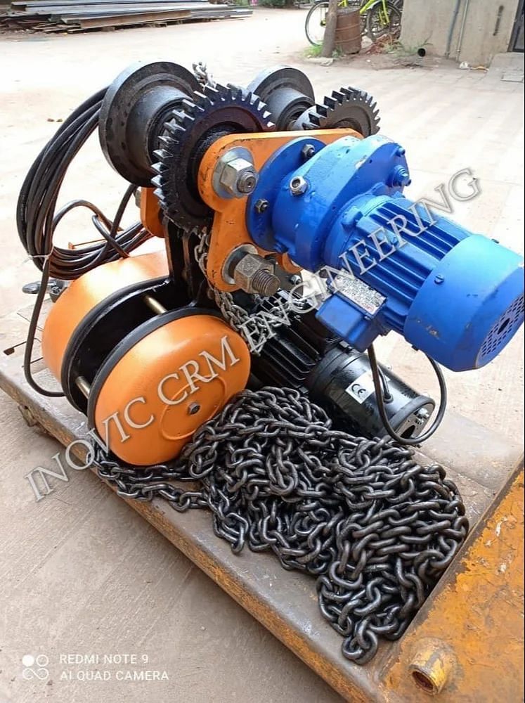 Electric Chain Hoist, Hoist Travelling Speed: 0-5 m/min, Span: 10-20 m