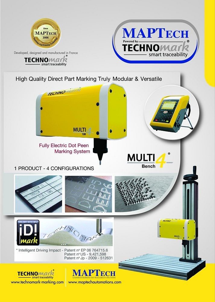 Electric Dot Pin Marking Machine, Model Name/Number: Technomark Multi 4