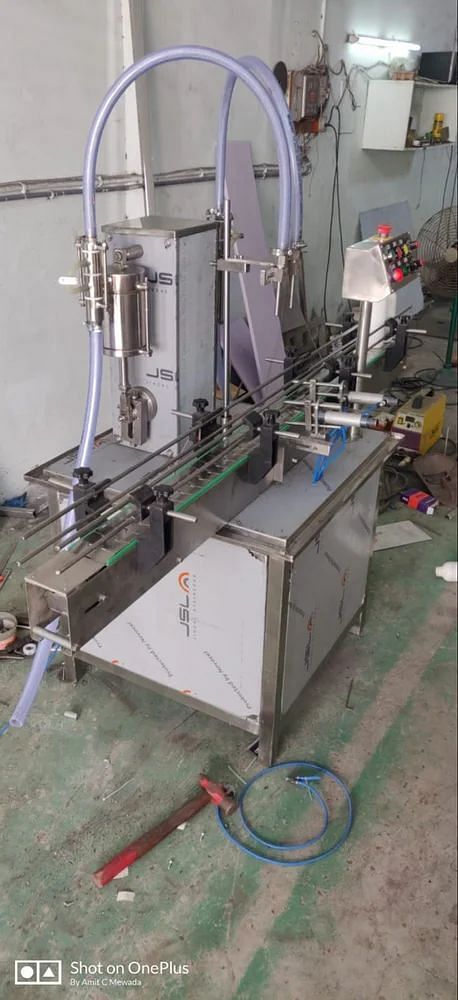 Electric Hair Oil Filling Machine, Capacity: 60 BPM