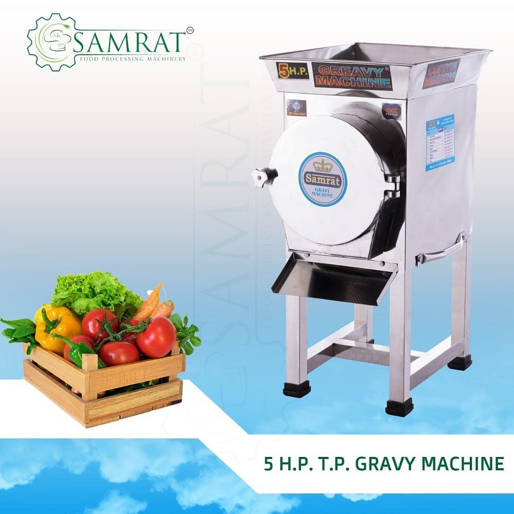 Electric Manjeet 5 HP TP Gravy Machine, Size: 23*19*30 inch