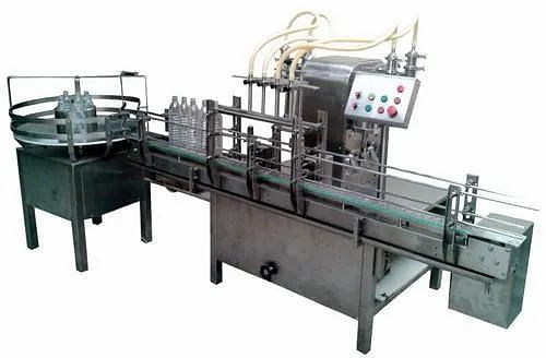 Electric Mustard Oil Filling Machine, Capacity: 40 Bottles/Min