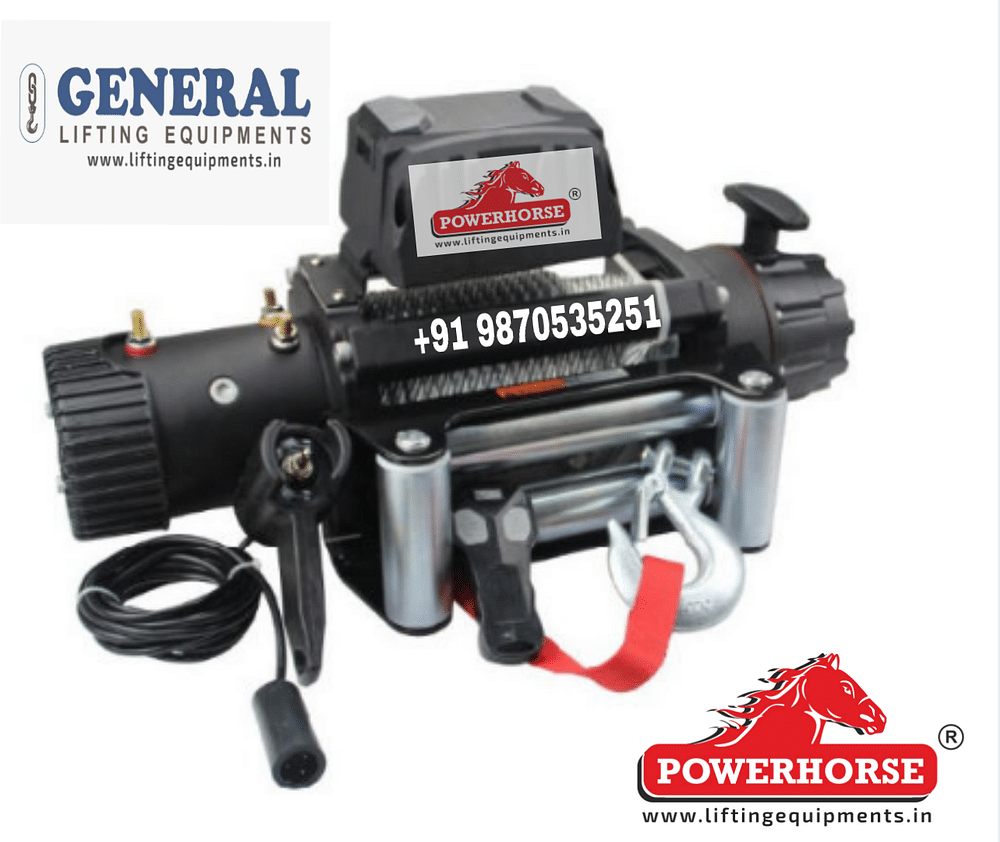 Electric Pulling Winch for Fire Vehicle, For Industrial, Capacity: 12000 LBS