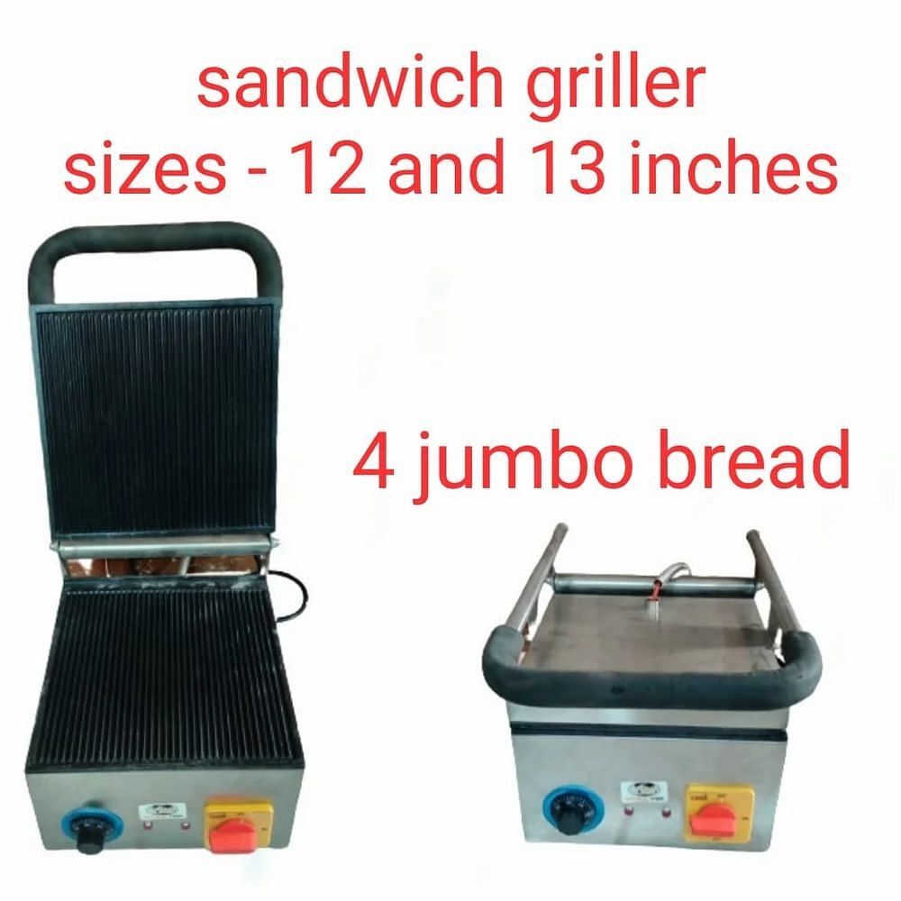 Electric Sandwich Griller 13X13 3 Step, For Commercial, 2