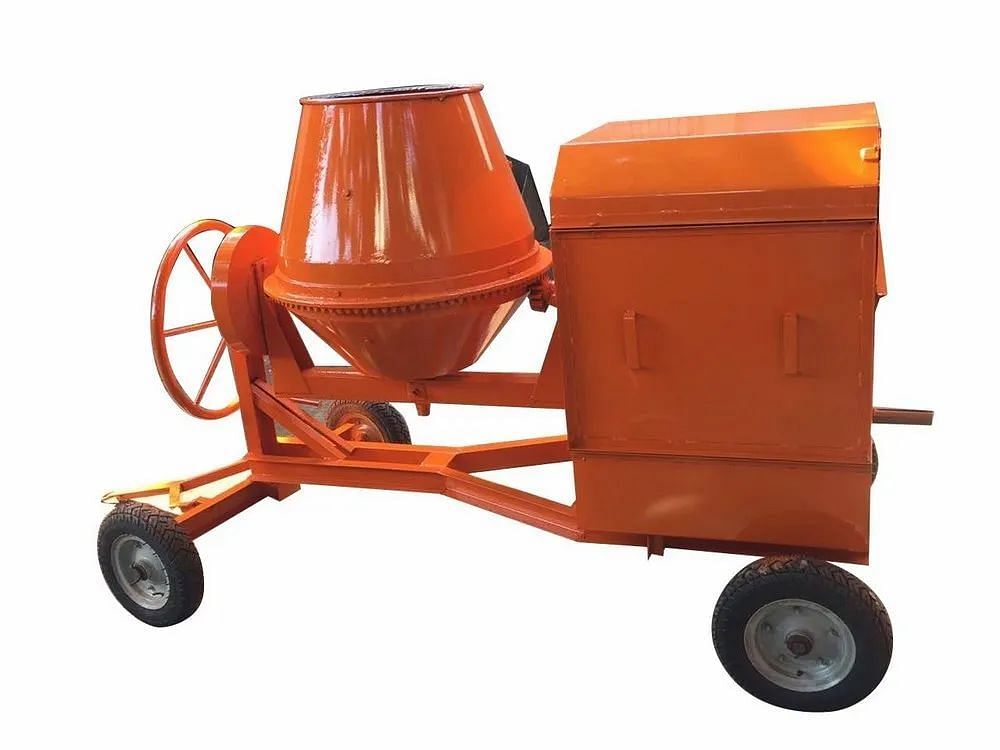 Electric Semi-Automatic Mini Portable Concrete Mixer