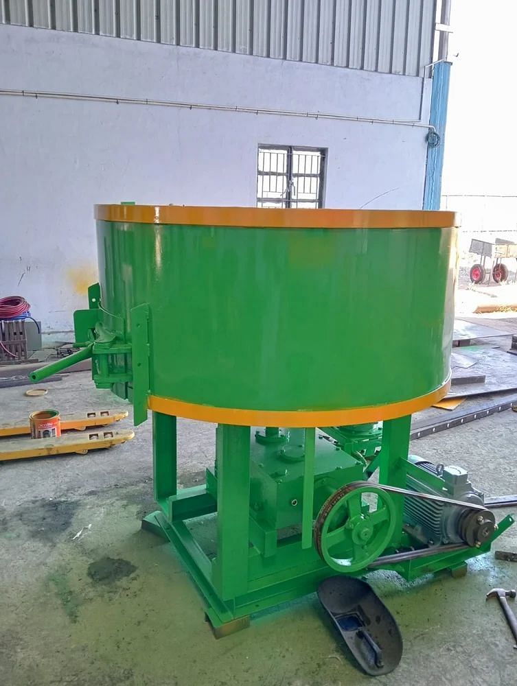 Electric Semi-Automatic Pan Mixer, For Industrial