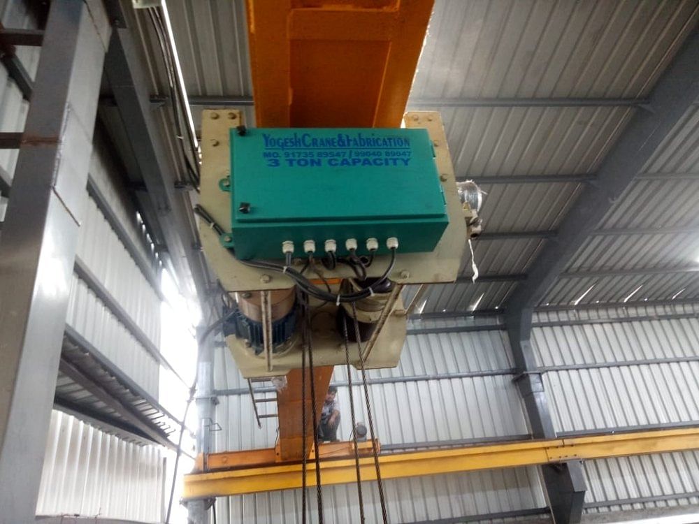 Electric Wire Rope Hoist, For Industrial, Capacity: 1-3 ton