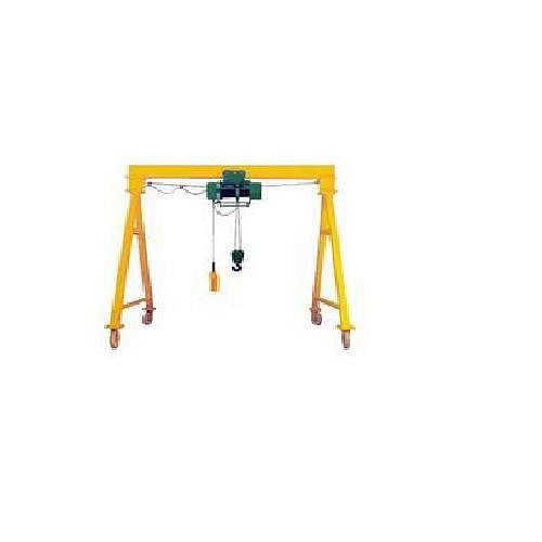 Electric Yellow Gantry Crane, Capacity: 1-10 Tone