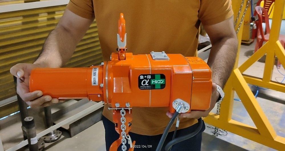 Elephant, Japan Electric Chain Hoist, 1 Ph Or 3 Ph, Capacity: 0-1 ton