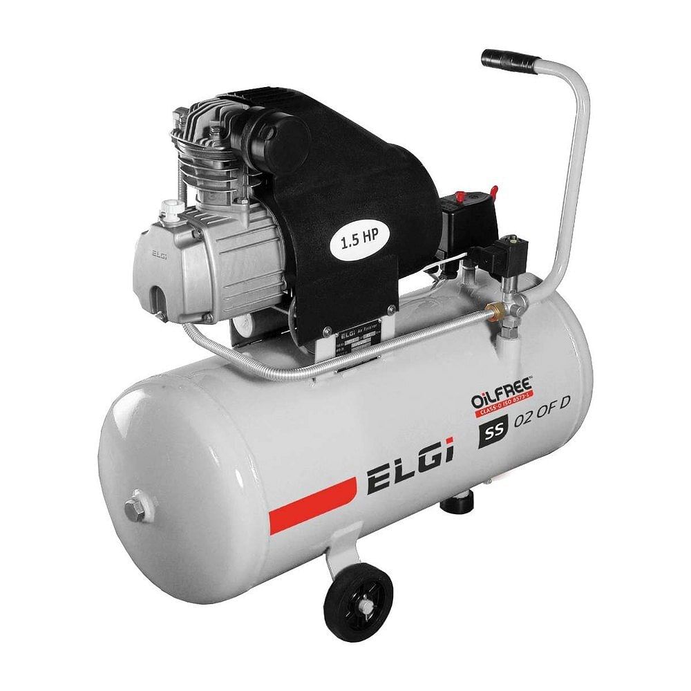 Elgi Double Stage Single-Stage Direct Drive Oil-Free Piston Compressors, For Automotive, Model Name/Number: 02 Of D