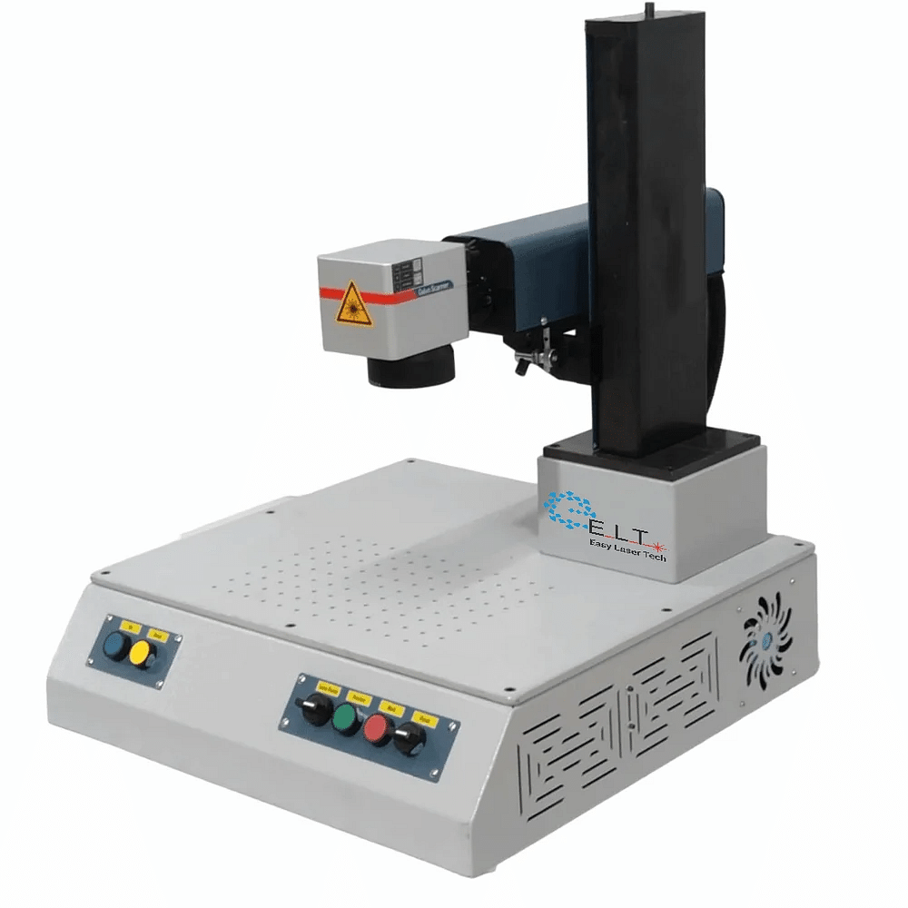 ELT Ozone Fiber Laser Marking Machine, 0.1 mm To 0.3 mm, 100 mm * 100 mm