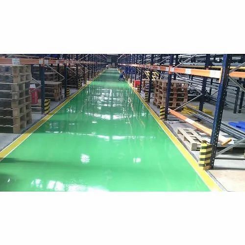 Epoxy Flooring Service, Thickness: 2 Mm