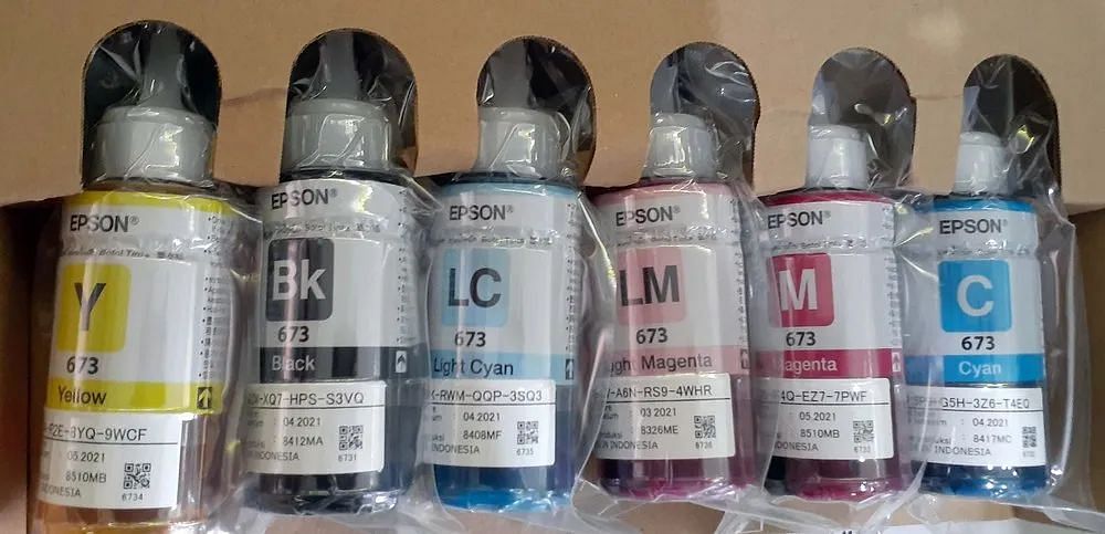 Epson 6 Color Ink Set For L800/L805/L850