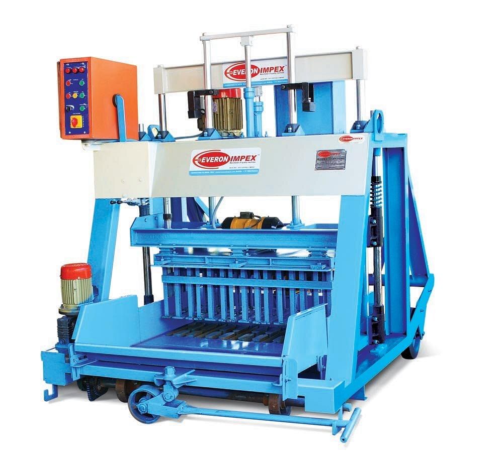 Everon Industries Heavy Duty Triple Vibrator Block Making Machine