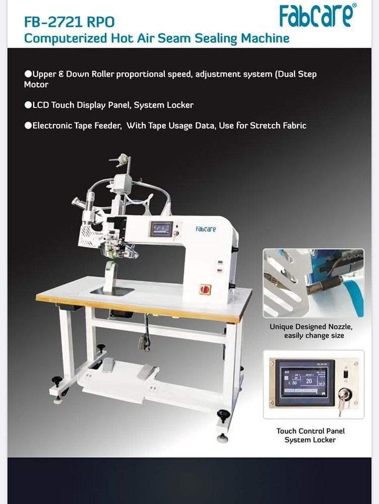 Fabcare Polypropylene Hot Air Seam Sealing Machine, Capacity: 160 Pieces in 8 Hours, Model Name/Number: 2721PRO