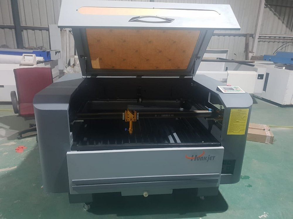 Fabric Laser Cutting Machine, For Industrial, Capacity: 80 W