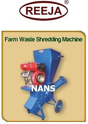 Farm Waste Shredding Machine, Capacity: upto 100 kg/hr