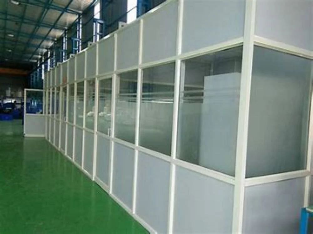 Fiber Ceiling More Than 100 Aluminium Partition Work, Work Provided: False Ceiling/POP