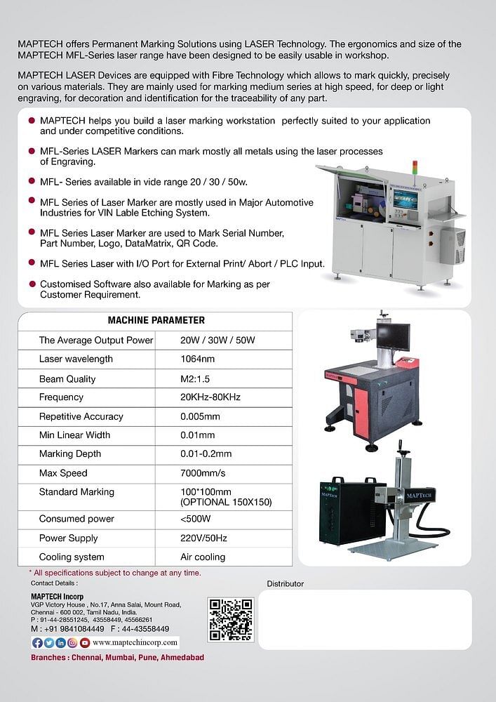 Fiber Laser Marker Machine