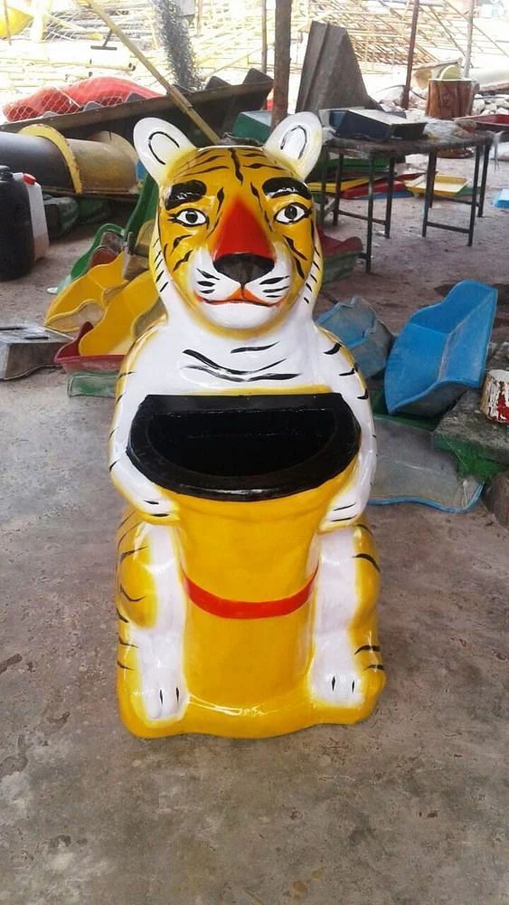 Fiber Tiger Dustbins