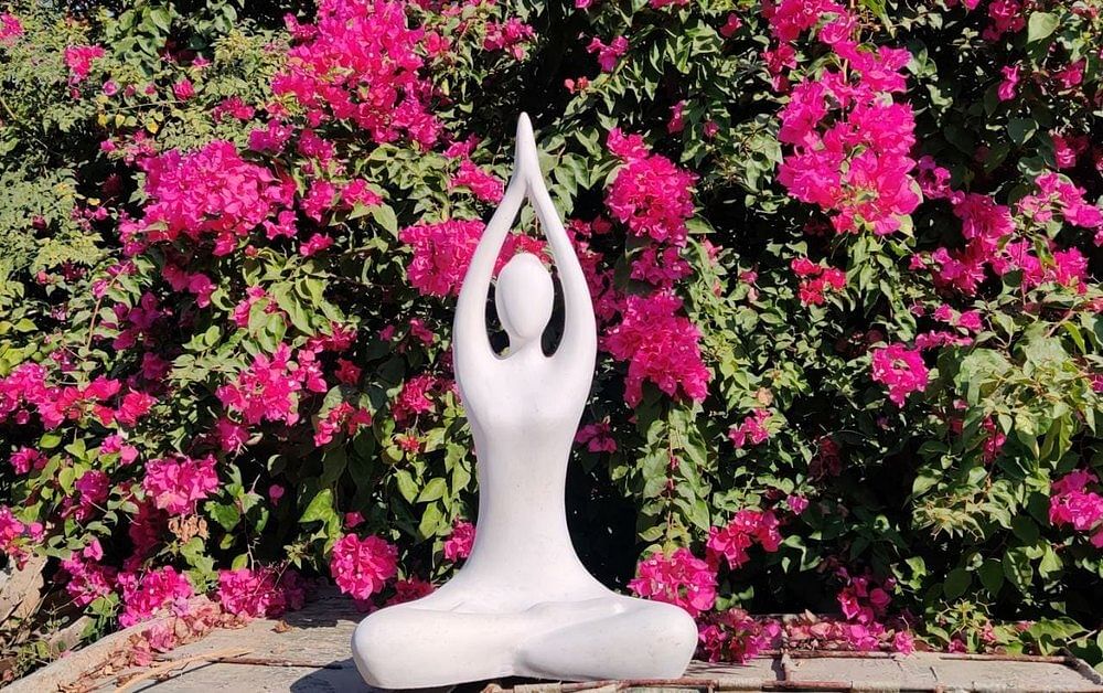 Fiberglass Yoga Statue