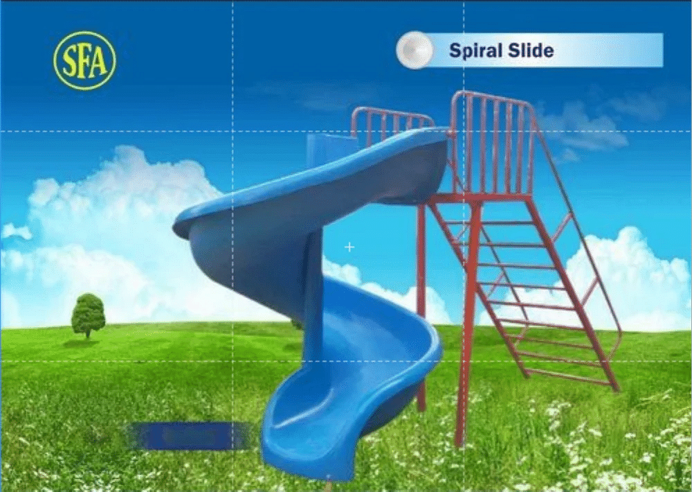 Fibreglass Spiral Multi Play Station