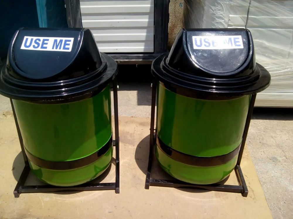 Fibreglass Swing Dustbin