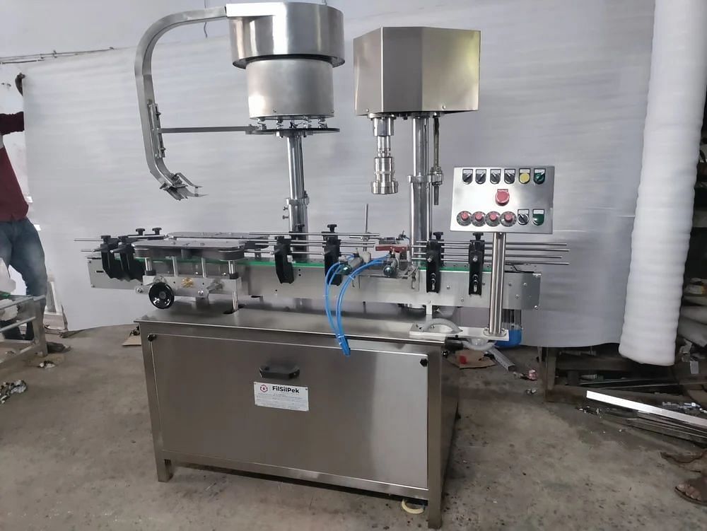 Filsilpek Automatic Inner Capping Machine, For Industrial, Capacity: 1500 To 2000 Per Hour