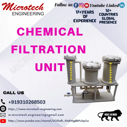 Filter Standard Chemical Filtration Unit