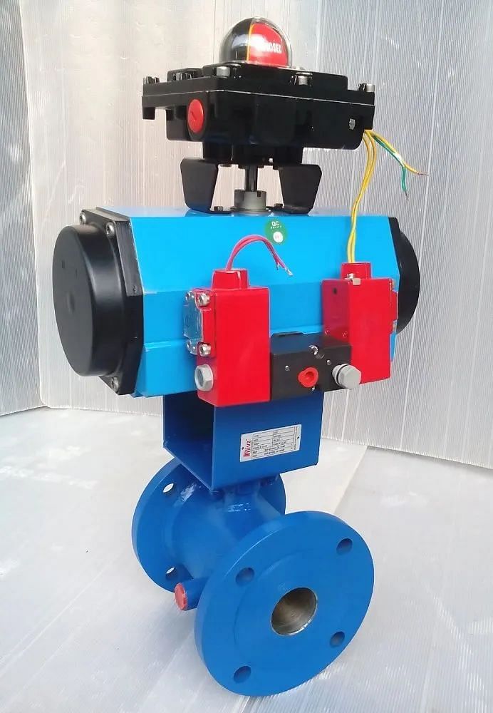 Pneumatic Jacketed Ball Valve