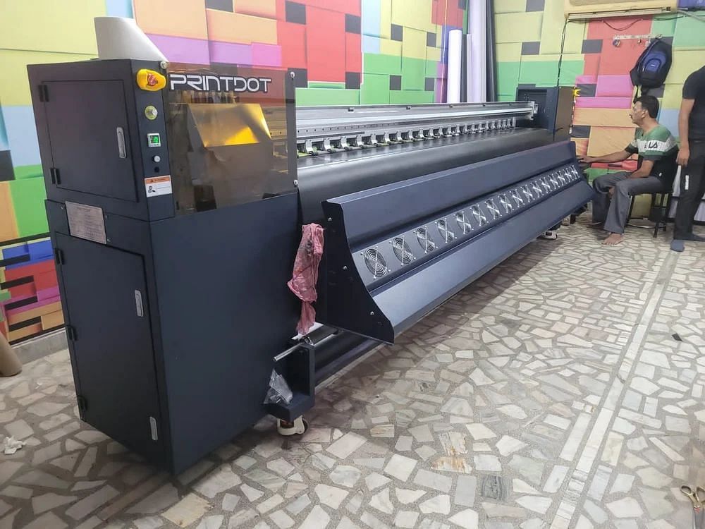 Flex Banner Solvent Printer 1024i, Capacity: 3400 Square Feet/ Hour, Model/Type: 3.2 Meter