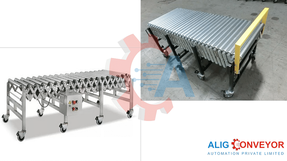 Flexible Manual Roller Conveyor