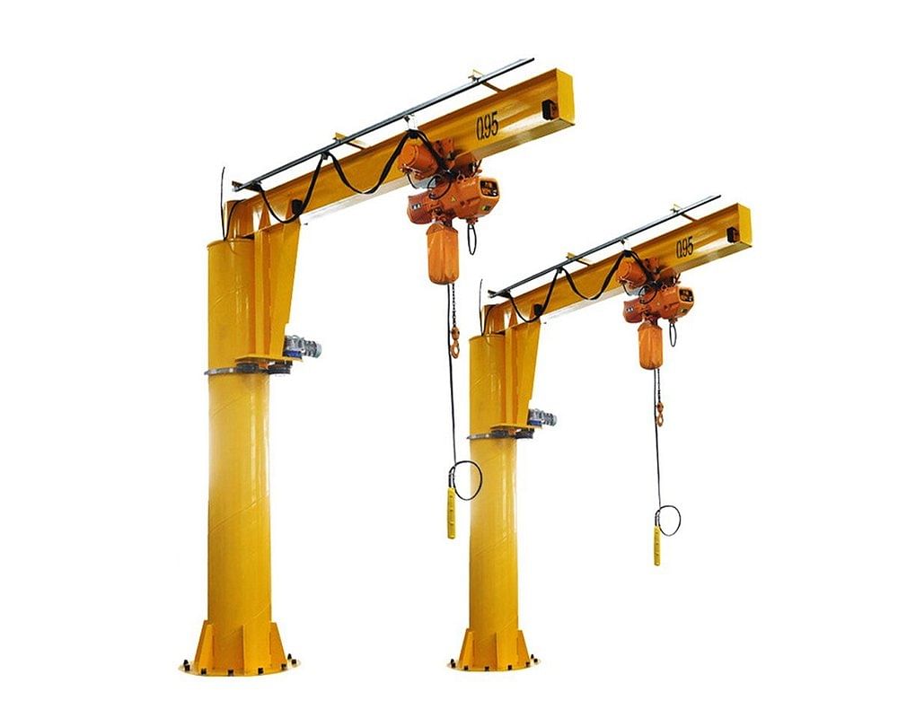 Floor Mounted Jib Cranes, Capacity: custom