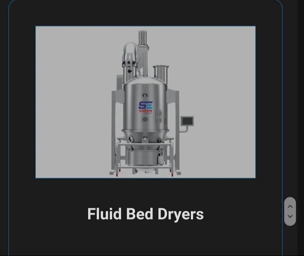 Fluid Bed Dryer Fbd