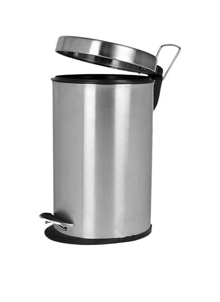 Foot Pedal Stainless Steel Paddle Dustbin, Material Grade: SS304, Capacity: 5 Liter