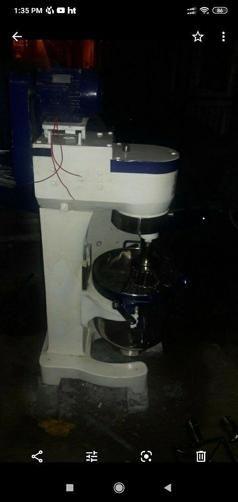 For Bakery Mild Steel Heavy Duty Planetary Mixer, Bowl Volume(in L): 30 Litre