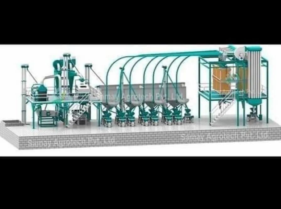 For Commercial Motor Power: 60hp Flour Mill Atta Chakki Plant