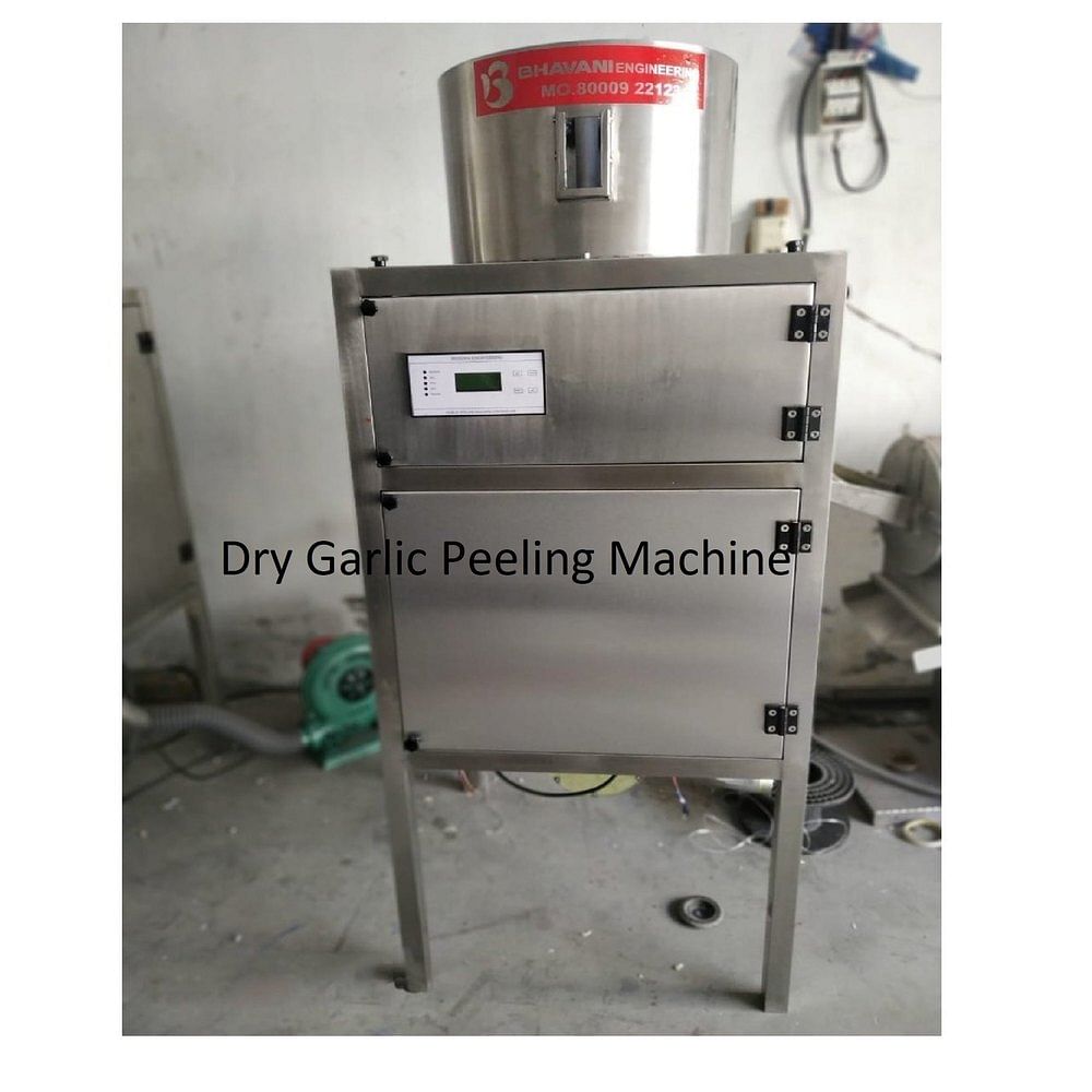 For Industrial Semi-Automatic Dry Garlic Peeling Machine, 170 kg/Hour