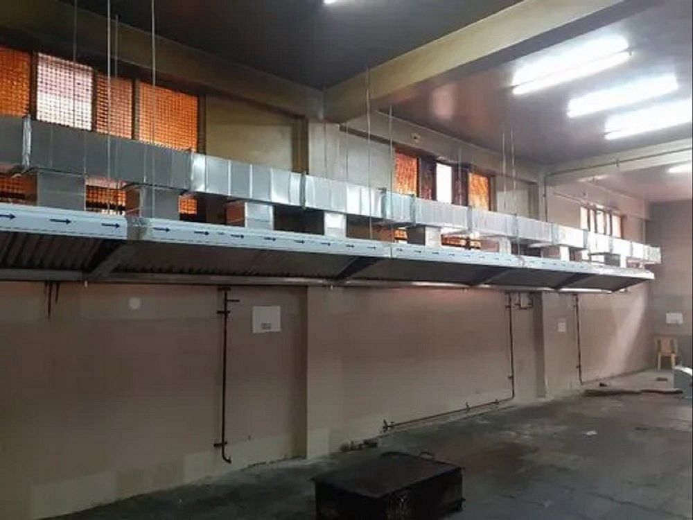 For Restaurant Rectangular SS Commercial Kitchen Chimney