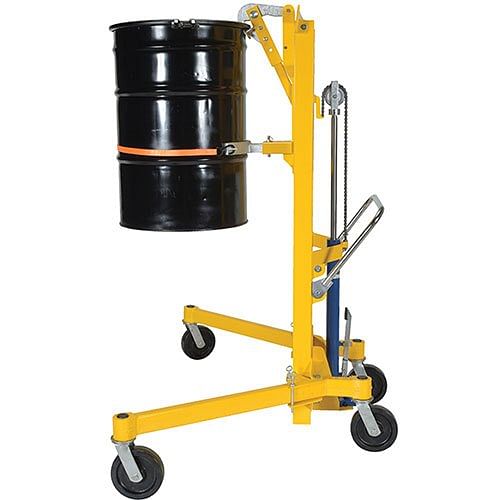 Fourlifters Services Mild Steel Manual Drum Lifter, 750-1000 mm, No Of Wheels: 4