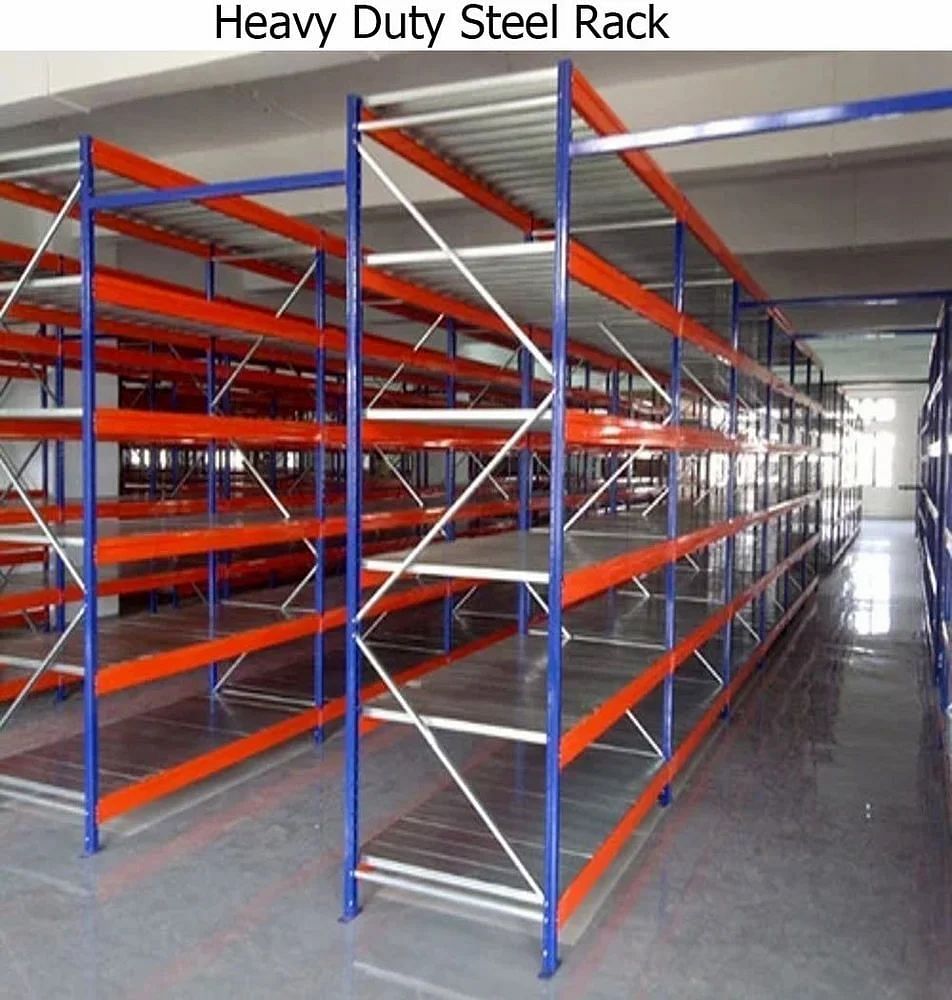 Free Standing Unit Heavy Duty Steel Rack, Storage Capacity: 2.5 Ton