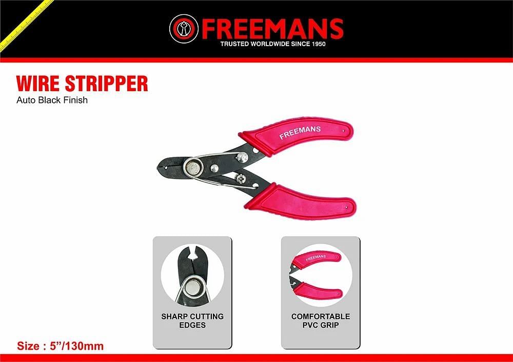 Freemans Wire Stripper 130mm, For Cutting, Model Name/Number: WS05