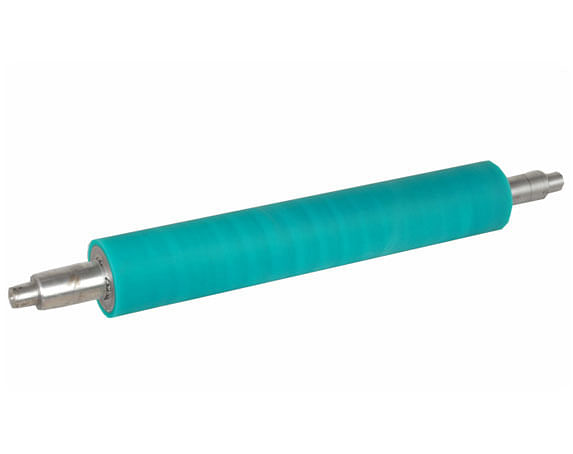 From 20-100 Degrees Green Silicone Rubber Roller, For Industrial