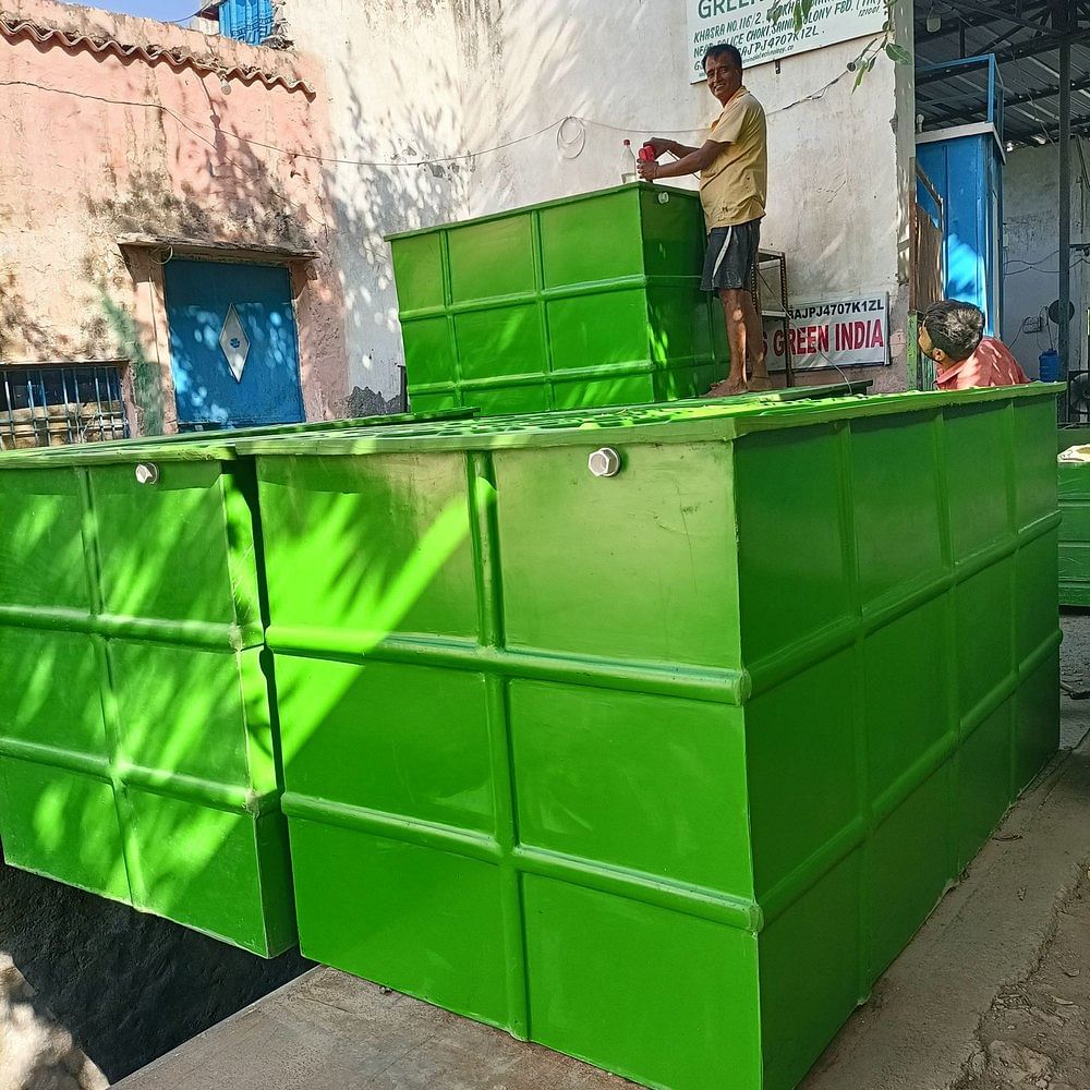 Frp Bio Digester Tanks, Capacity: 750Ltr